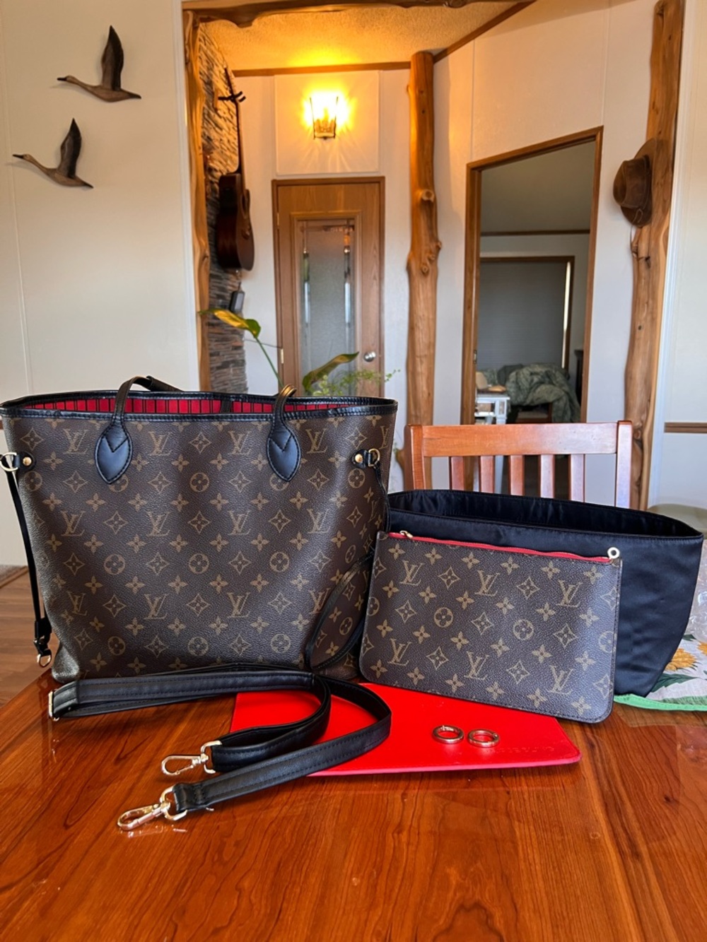Louis Vuitton Monogram World Tour NeverFull MM
